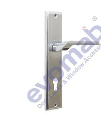 Gambar Plat Handle Set Accero 08175 Ukuran L - Silver handle  pintu dari evomab Kota Administrasi Jakarta Barat 5 Tokopedia