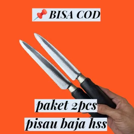 Paket 2pcs Pisau Dapur Baja HSS Asli - Dapur