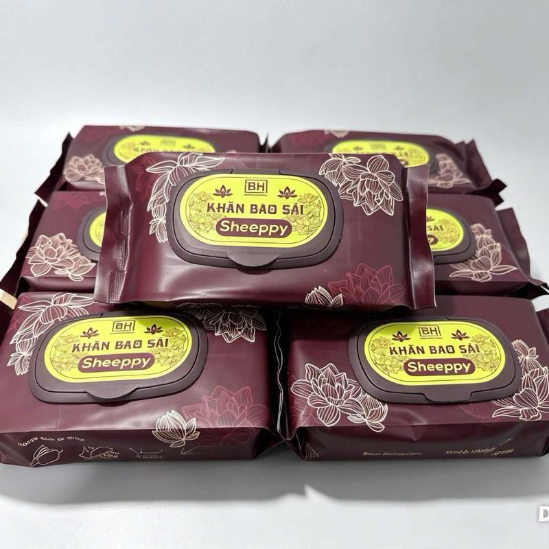 khăn ướt Sheepy hương trầm lau bàn thờ - Chất lượng cao cho việc sắm hương và lau bàn thờ - Đa năng và tiện lợi 10gói