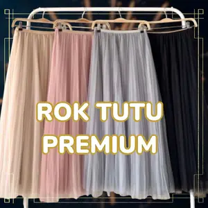 Rok Tutu Wanita Anak TK/SD - Dewasa/Remaja Premium Panjang Hits Nyaman - Elegan Kain Fashion Kids polos Variasi