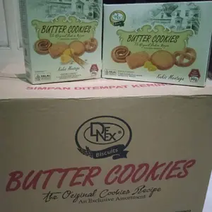 Denex Butter Cookies 90g-1 Dus Isi 24 - Biscuits