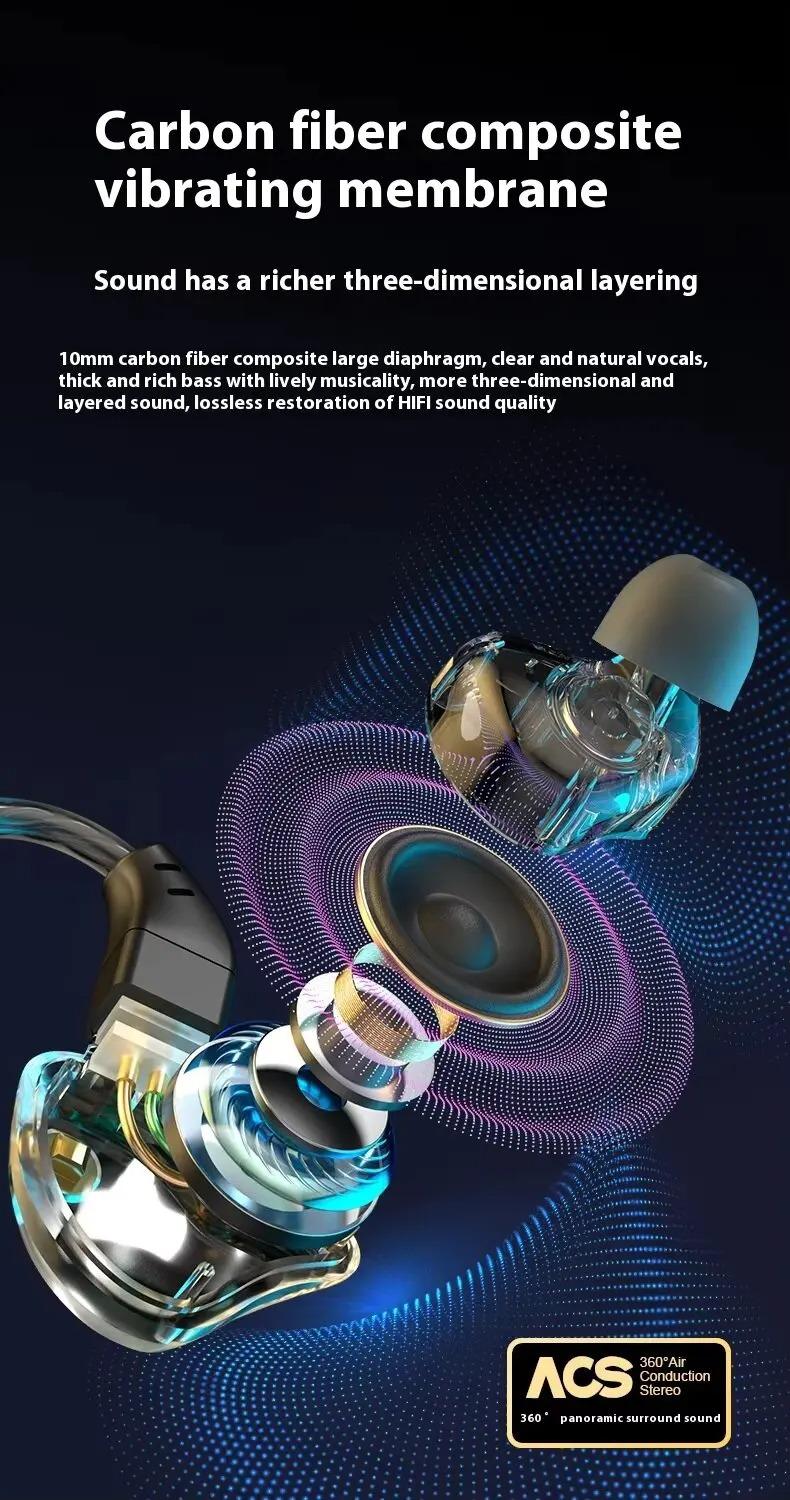 Headphone Berkabel Hifi 3.5Mm/Earphone Berkabel Headphone In-Ear Headset Kait Telinga Olahraga dengan Mikrofon Earphone Bass Stereo Headphone Berkabel Hifi 3.5Mm/Earphone Berkabel Headphone In-Ear Headset Kait Telinga Olahraga dengan Mikrofon Earphone Bass Stereo