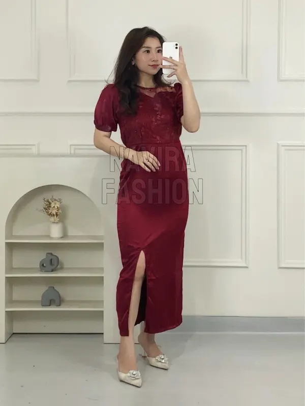 Navira - Dress Alesia - Dress Pesta - Dress Natal - Dress Kondangan Terbaru 5