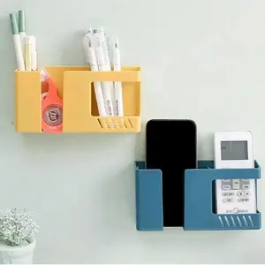 Rak Penyimpanan Serbaguna 2 in 1 untuk Remote AC, HP, dan Charger