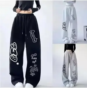 CELANA FUXX ARCHIVE KULOT WANITA LOOSE PANTS PRINTING STYLE NTR Panjang Bawahan Basic