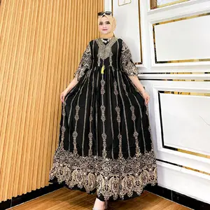 Gamis Renda Sultan Viral Jumbo - Model Terbaru - Muslim Dress Baju