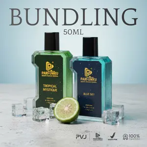 BUNDLING Parfum 50ml - Dapat 2pcs Parfum Pria dan Wanita Tahan Lama Parfumku