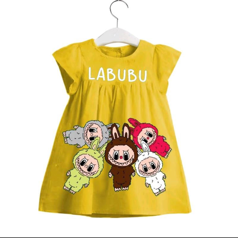 Dress anak perampuan labubu / fashion anak terbaru usia 0-3 thn 3