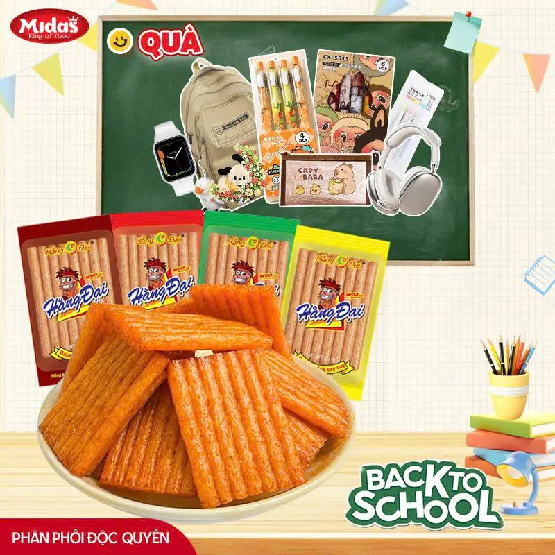 【Có Quà】Combo 240 Gói Sườn Dê Cay Cay Hằng Đại Gói 7g hương vị tuổi thơ