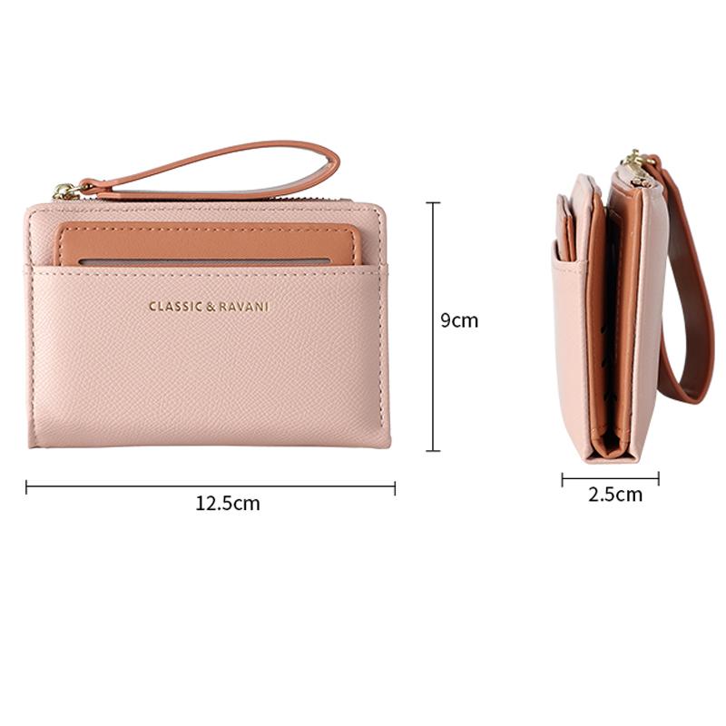 Product Introduction of Dompet Pendek untuk Wanita, Rekaan Zip, Gaya Niche, Dompet Syiling Lipat Dua, Kualiti Tinggi, Sesuai untuk Wanita Wallets Selempang 4