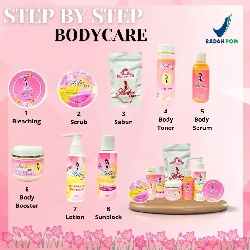 SABUN PEMUTIH BADAN ARTHA LDT + (Brightening Soap) Mencerahkan Soap Tubuh Pencerah / Sabun Mandi Lightening 2