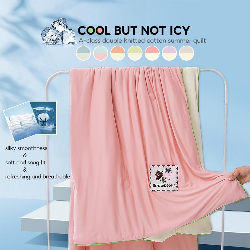 Product Introduction of Abraca Dabra Bamboo Double Knitted Cotton Blanket for All Season Cooling Blankets Absorbs Heat to Keep Body Cool Washed Cotton 0