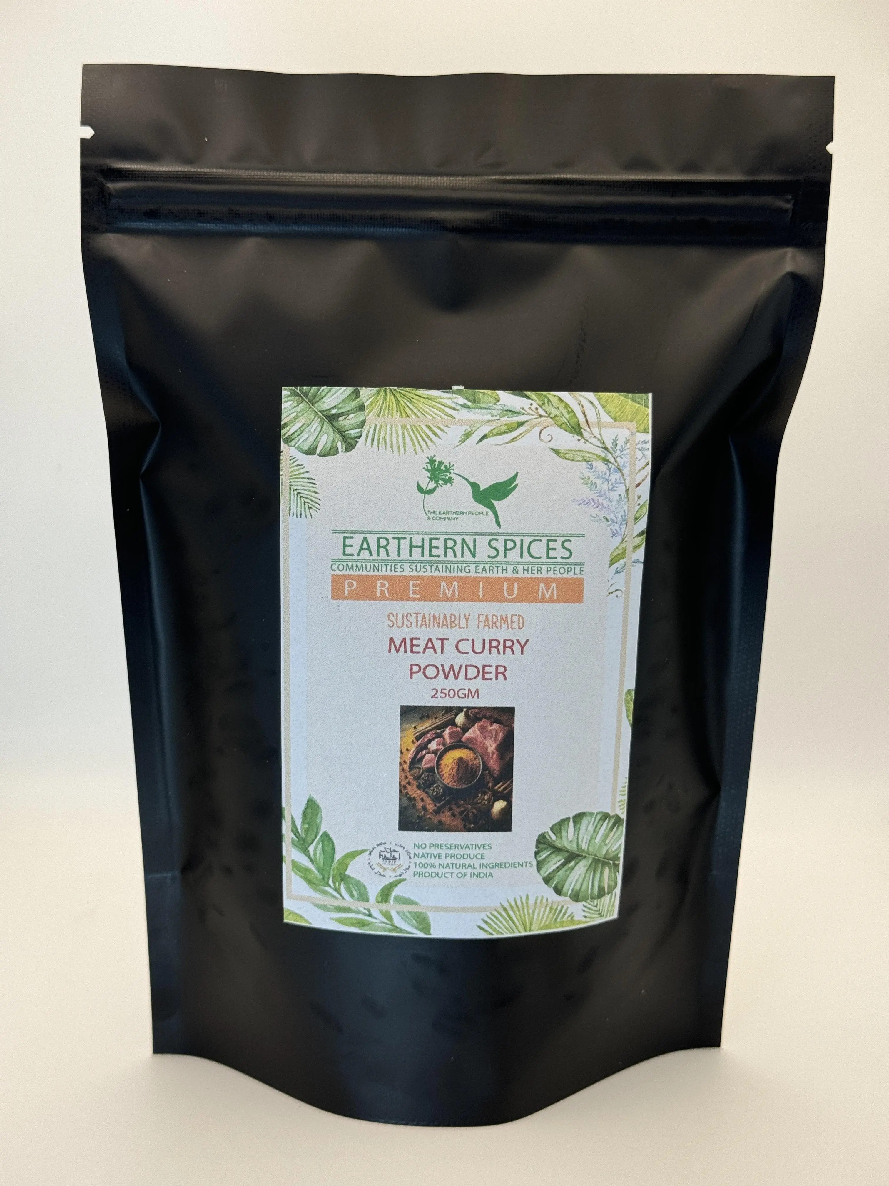 Earthern Spices Meat Curry Powder -  100% Pure Organic Meat Curry Powder | No Additives | Healthy Cooking Spice