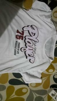 Product Review of ￼Kaos Oversize Wanita PLAYER 75 (LD 110, P 65) from H**i 0