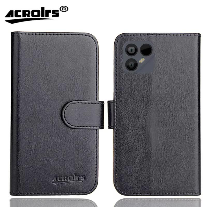 Fairphone 4 Case 6.3" 6 Colors Flip Fashion Customize Soft Leather 4 Fairphone Case Exclusive Phone Cover Cases