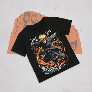 Kaos Naruto Anak Motif Terbaru Bahan Katun Tebal dan Lembut untuk Tampilan Stylish Fashion