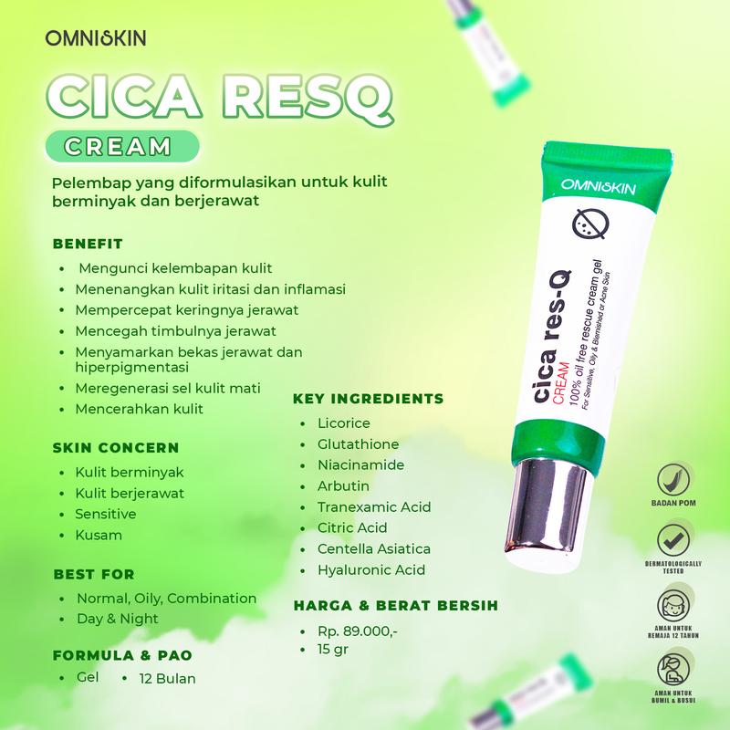 OMNISKIN CICA ResQ Cream 15ml 1