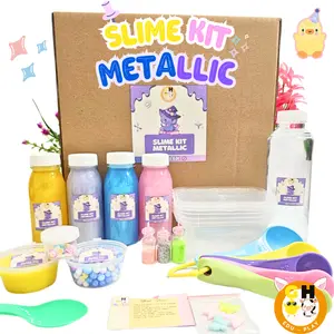 GHEduplay Slime Kit Metallic Magic DIY Mainan Edukasi Tofu Slime snow Hampers Squishy Toys selim star