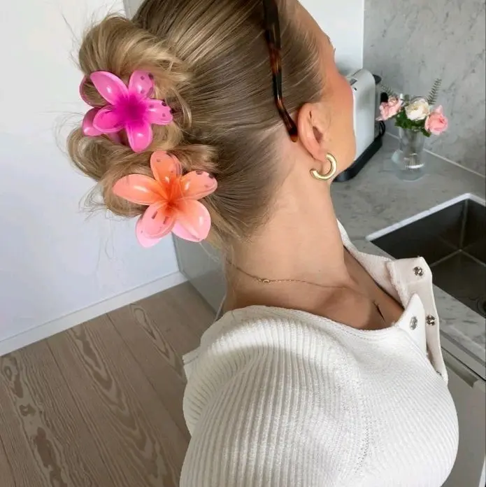 JEDAI JEPITAN RAMBUT BUNGA KAMBOJA CANTIK 4