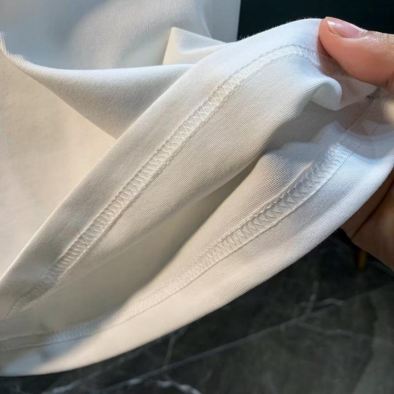 Product Introduction of Áo Thun Thời Trang, Phong Cách Mùa Hè, Thiết Kế Cá Tính, Phong Cách Đẹp Trai Cổ Tròn, Thương Hiệu Thời Trang, ngắn Tay, Dành Cho Nam Và Nữ, Xu Hướng Thời Trang, Sáng Tạo, Làm Bằng Bông Nặng, Thích Hợp Cho Nam Và Nữ, Cùng Phong Cách 5