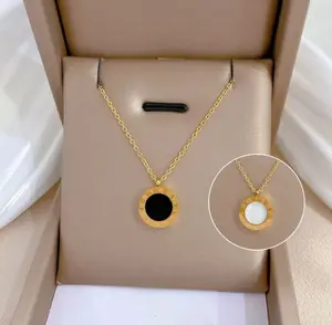 [ Promo Live ] Kalung Wanita Titanium Premium Permata Zircon