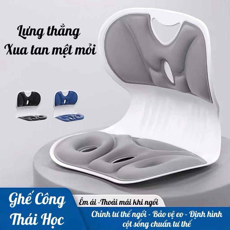 Ghế Công Thái Học Hỗ Trợ Ngồi Đúng Tư Thế Giảm Đau Mỏi Do Ngồi Sai Tư Thế
