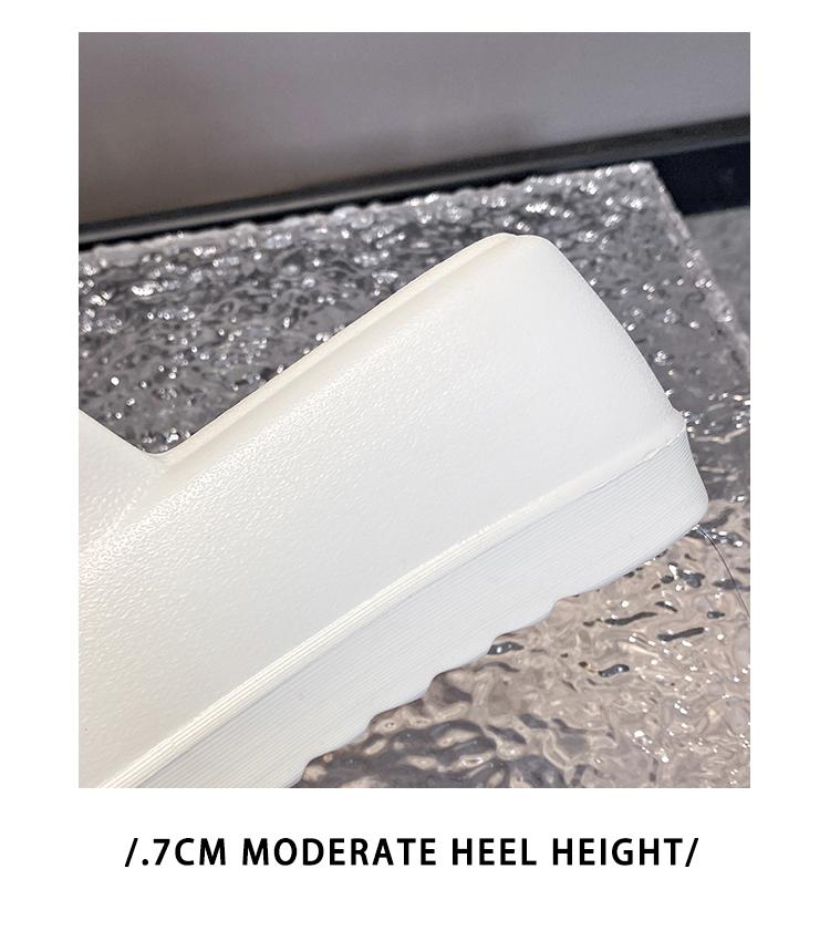 Product Introduction of Dép Cao Gót, Đế Dày, Màu Pastel Dành Cho Nữ, Dép Lê Mùa Hè, Không Trơn Trượt, Có Thể Đeo Ngoài Trời, Phong Cách Mới, 0000 9