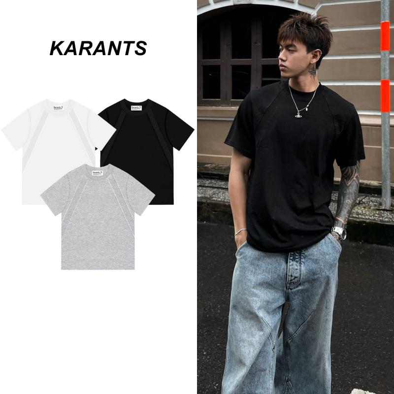 Cleanfit Áo thun phối bo Karants Form Cleanfit Boxy Tôn Dáng Vải Em Pé Dành Cho Người Lớn Chất Liệu Cao Cấp Mềm Mịn - KR286