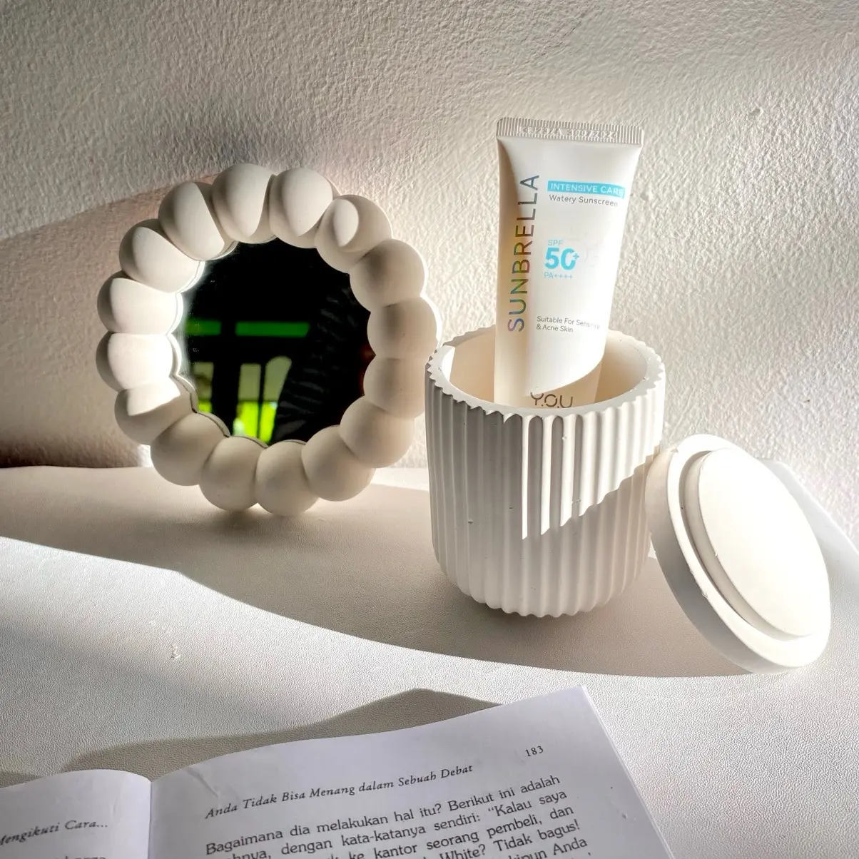 [DH.US] Cermin Aesthetic | Korean Mirror | cermin bubble | dekorasi konten | tempat perhiasan | tatakan