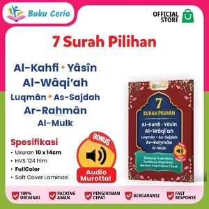 Spesial Keutamaan 7 Surah A6 Saku II 7 Surah Traveling Aesthetic Buku 7 Surah Ukuran Saku Full Color Aesthetic || 7 Surah Mustajab