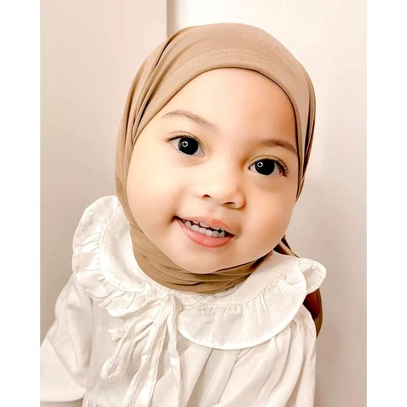 Product Introduction of Jilbab / Hijab anak segi tiga instan anak jersey premium 0_6thn  ||  Kerudung Segitiga instan anak Muslim 4