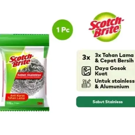 sabut kawat  scot bride gosok panci