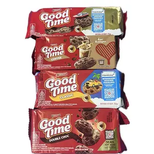 Good Time Snack Cookies Kering 72gr - Rasa Choco Dip, Coffee, Classic & Double Choc - Nikmat dan Lezat