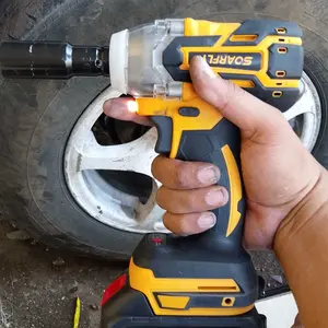 【Gajian sale & 8.8】 SOARFLY Cordless impact Wrenchmotor tanpa sikat 1588VF 800N/M Dengan konverter borMobil impact BateraiMesin Bor Untuk Baut Mobil 2 BateraiBaterai Kunci Impact Rumah tangga, reparasimobil,keperluan industri, torsi tinggi