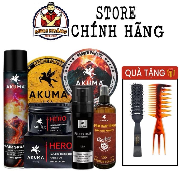 Sáp vuốt tóc AKUMA Infinity Clay hương nước hoa lưu hương lâu xịt phồng nữ