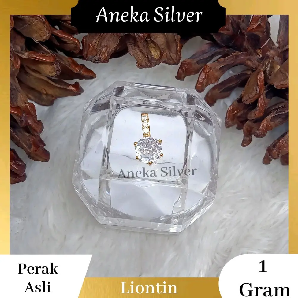 Kalung Itali Santa + Liontin Mata Variasi, Perak 925 Kalung Itali Santa + Liontin Mata Variasi, Perak 925