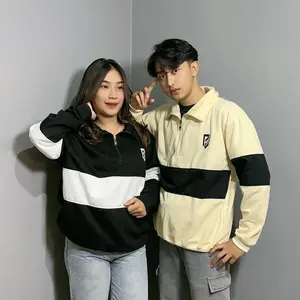 PLATINUM WORLD Jaket Sweater Rugby - Halfzip Premium Quality PLATINUM WORLD Jaket Sweater Rugby - Halfzip Premium Quality