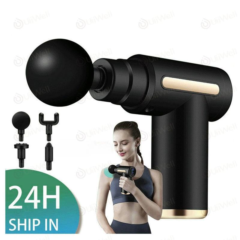 Alat pijat Elektrik/massage gun/alat pijat/electric/Alat Terapi otot Alat Relaksasi otot Fasia Muscle Massager Gun Pijat Serbaguna Pengecil 7