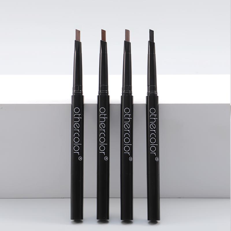 Product Introduction of Double End Eyebrow Pencil Triangle Tip with Brush Waterproof Eyebrow Pencil Natural Long Lasting Waterproof Eyebrow Pencil Makeup Tool 20