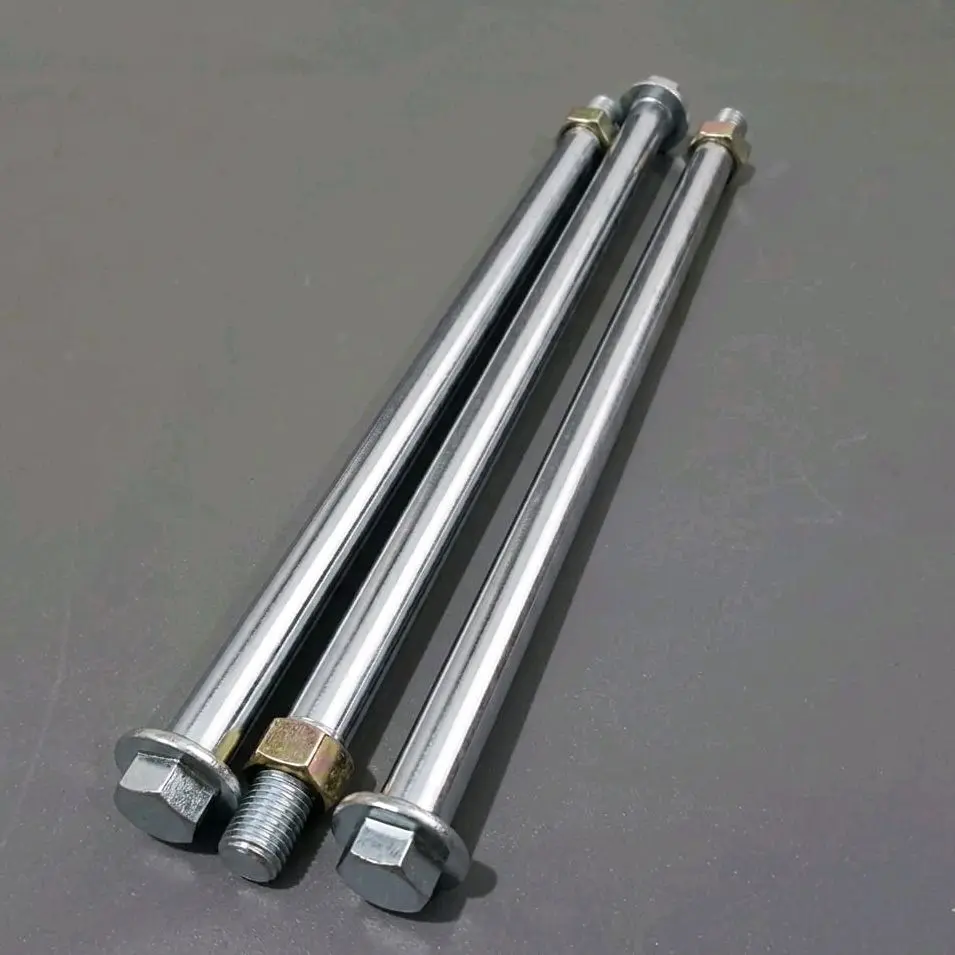 As Panjang diameter 12mm panjang 30cm / As roda super super track 30cm / As 12mm Panjang 30cm