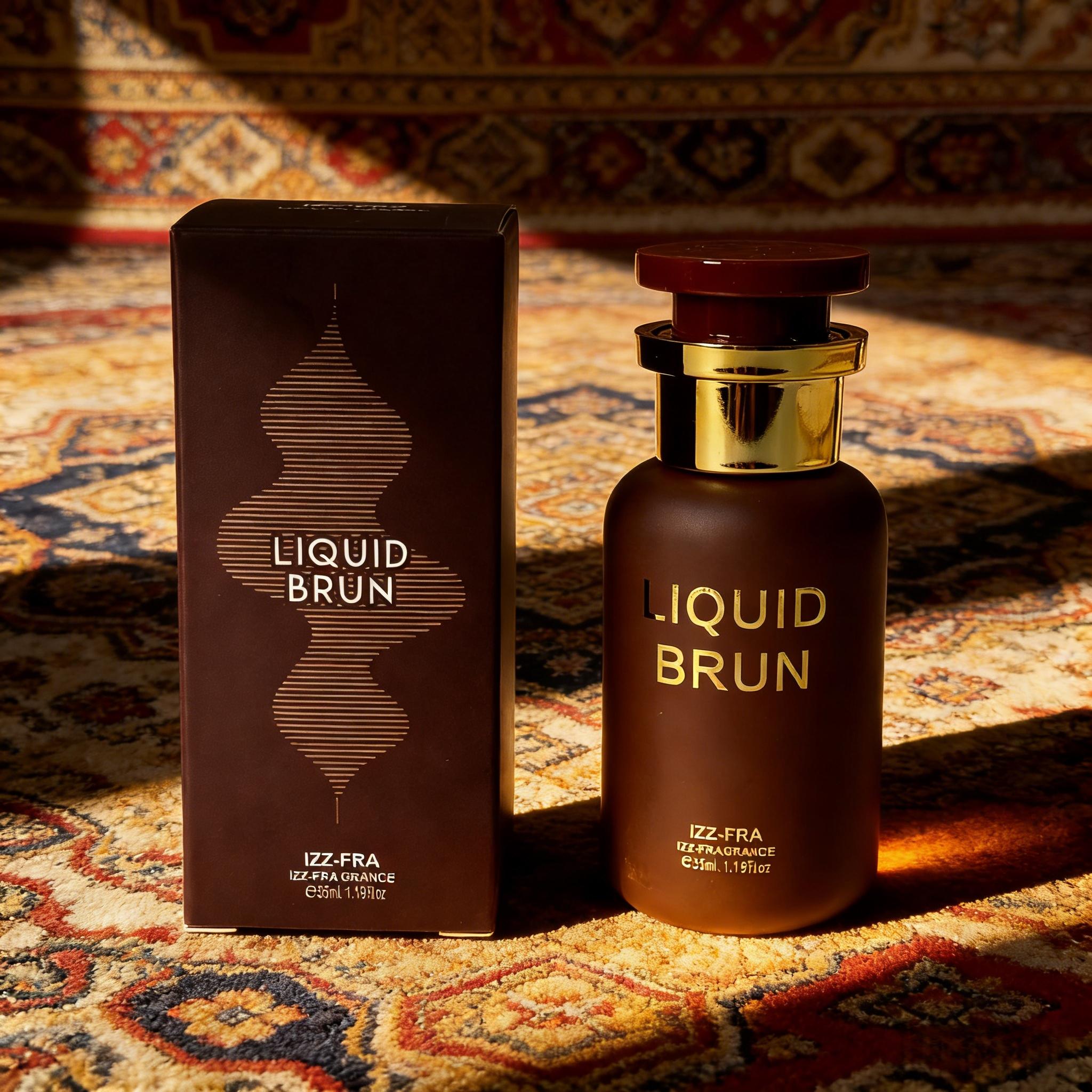 French Avenue Liquid Brun Parfum EDP 35ml Untuk Unisex Aroma Kuat Tahan Lama 6 Jam Top Notes Cinnamon Orange Blossom Cardamom