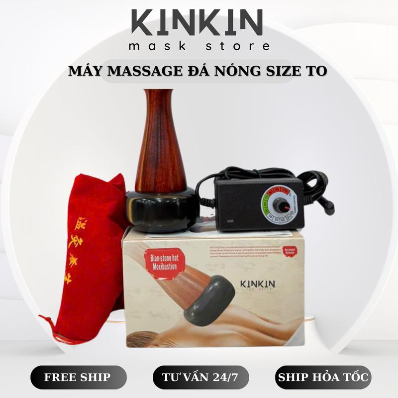 Máy Massage Đá Nóng Cầm Tay Massage Body Đả Thông Kinh Lạc Dùng Cho Spa - KINKIN SPA STORE