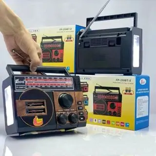 FP-259BT-S Rechargeable Radio Blue tooth Speaker With USB SD TF Mp3 Player With Solar With Light