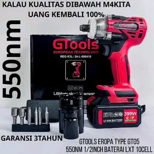 impact wrench 88V GTOOLS GT05 facelift mesin pembuka baut ban mobil motor CVT baterai