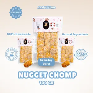 ANABULICIOUS Chomp Nuggets - untuk Anjing & Kucing Sehat Daging Tinggi Protein Homemade Natural Ingredients