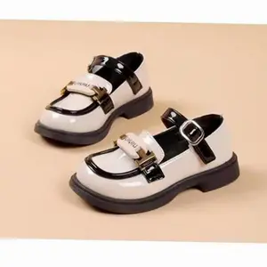 REIN Sepatu Loafers / Boots Anak Perempuan Glossy Korea AS199 | Hot Item