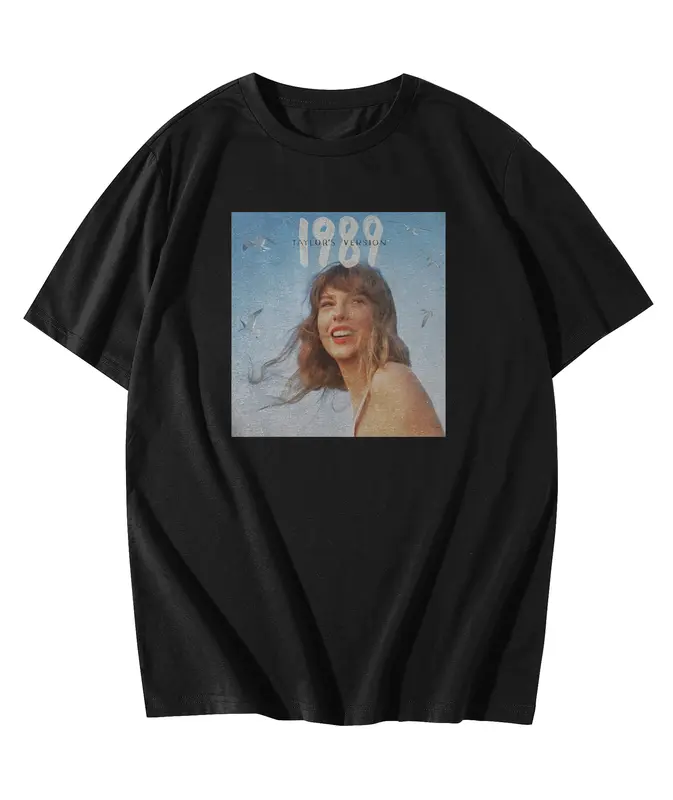 Baju Kaos Premium Taylor Swift 1989 Taylor Version DLX Ver Album Swiftie | T-Shirt Atasan Pria & Wanita Aesthetic Vintage Unisex 2