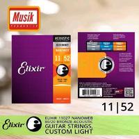 Gambar Elixir 11027 Acoustic 80/20 Bronze Nanoweb 11-52 Senar Gitar Akustik Original dari MusikProduktiv Kota Administrasi Jakarta Utara 5 Tokopedia