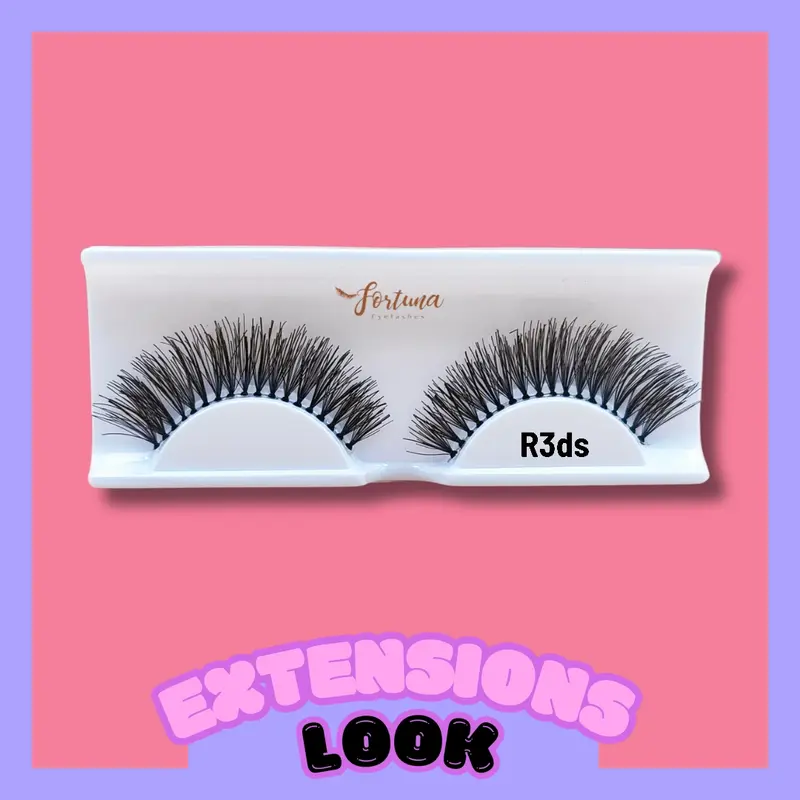 Bulu Mata Palsu 3d Tebal dan Lentik Cat Eyes Look | Kode R 3ds Bulumata Eyelash 3
