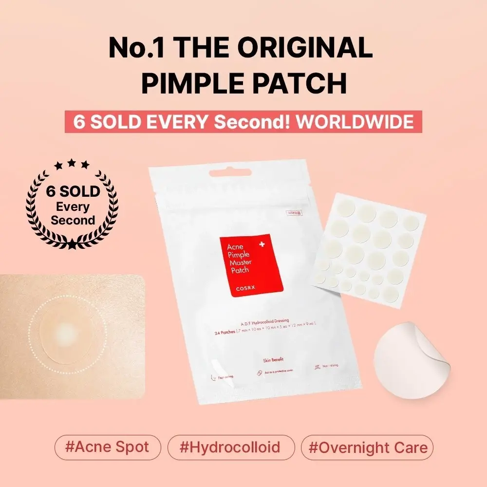 [COSRX OFFICIAL] [3,5,10 Packs]  Acne Pimple Master Patch Acne Treatment Hydrocolloid (24 Patches)